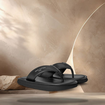 Louis Vuitton Flip Thong Sandals Black 158370148 [P]