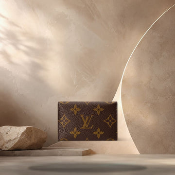 LOUIS VUITTON スリムカードホルダー モノグラム ピンクオパール / レッド M26901 158370165 [P]