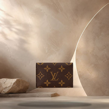 Louis Vuitton Slim Card Holder Monogram Iced Gold / Silver M26680 158371750 [P]