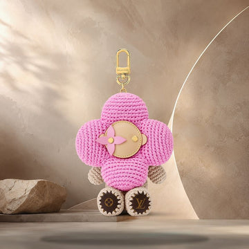 Louis Vuitton Vivienne Crochet Bag Charm in Pink 158370222 [P]