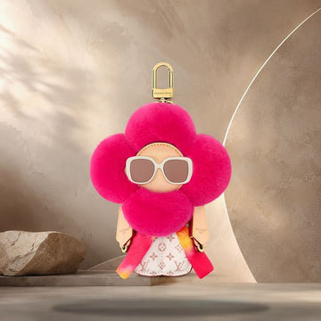 LOUIS VUITTON Vivienne Fashionista Tie & Dye Bag Charm 158370223 [P]