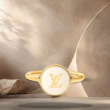 Louis Vuitton Pearly Confetti Ring ~ European Size 52, 53, 54 M1949 158370327 [P]