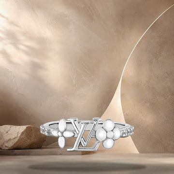 LOUIS VUITTON Iconischer Ring Größe L: ~ 55, 56, 57 EU-Größen M1188 158370330 [P]