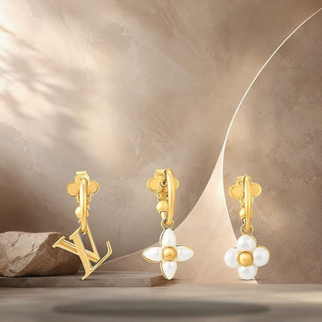 Louis Vuitton Flora Earrings 158370372 [P]