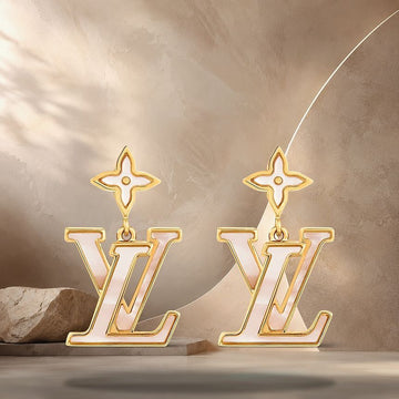 LOUIS VUITTON Damen Ohrringe mit Perlmutt-Effekt in Roségold M03975 158370382 [P]