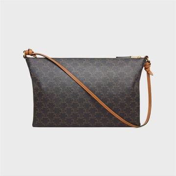 CELINE Duo Reißverschluss Tasche - Trionphe Canvas Naturleder L105T3N45 03MI 158370504 [P]