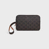 Celine Pouch - Triomphe Canvas Calfskin 158370506 [P]