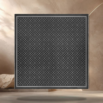 Louis Vuitton Monogram Shine Shawl Black M98353 158370515 [P]