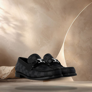 LOUIS VUITTON Major Loafer Damier Canvas 158370563 [P]