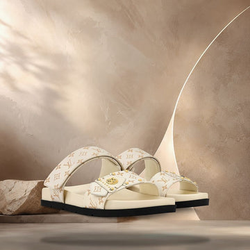 Louis Vuitton Frame Comfort Mule Dune Beige 158370628 [P]