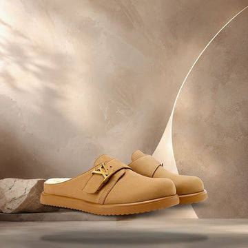 LOUIS VUITTON イージーミュール ベージュ 158370690 [P]