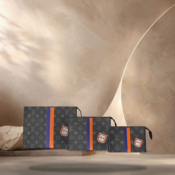Louis Vuitton Trio Toilet Pouch Mon Monogram Eclipse Canvas P01957 158371691 [P]