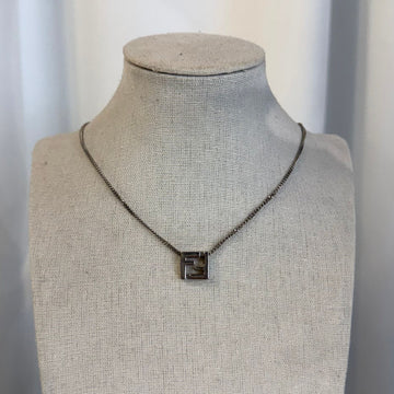 Fendi 26SS FF Square Necklace 158371885 [P]