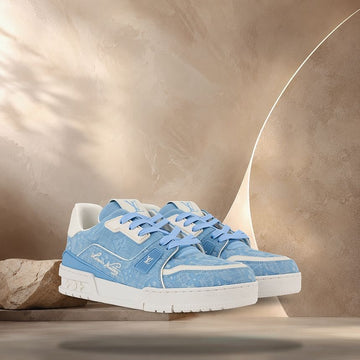 LOUIS VUITTON Trainer Sneakers Blau 158372314 [P]