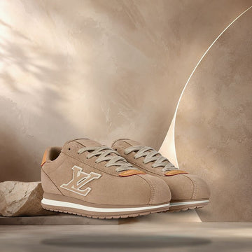 LOUIS VUITTON バターソフト スニーカー ベージュ 158372331 [P]