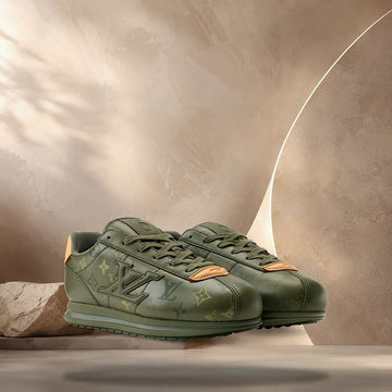 Louis Vuitton Buttersoft Sneakers Khaki Green 158372345 [P]