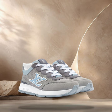 LOUIS VUITTON Klassische Sneakers Grau 158372403 [P]
