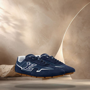 LOUIS VUITTON Rally Sneakers Blau 158372423 [P]