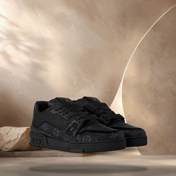 LOUIS VUITTON Trainer Sneakers Graphit 158372442 [P]
