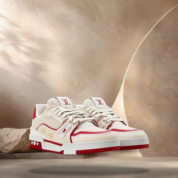 LOUIS VUITTON Trainer Sneaker Rot 158372470 [P]