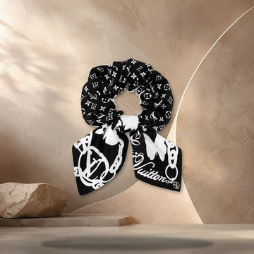 Louis Vuitton Bloom Scrunchie Navy Blue M98492 158372620 [P]