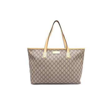 GUCCI PVCレザー トリミング ショッパーバッグ兼ショルダーバッグ 211137 158372796 [P]