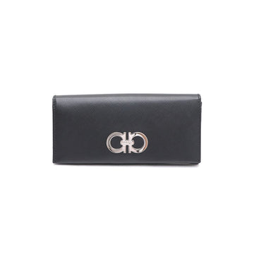 Salvatore Ferragamo Silver Gancini Long Wallet 86247052 158373071 [P]