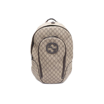 Gucci Interlocking Canvas Backpack 223705 A/Brown 78058361 158373079 [P]