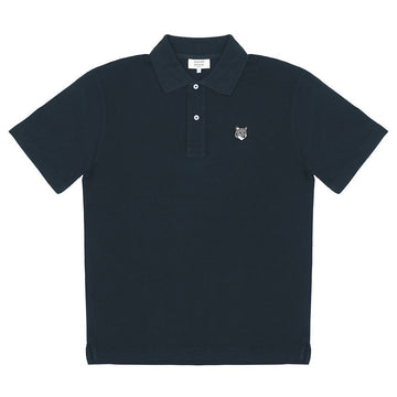 MAISON KITSUNE ポロシャツ グレー フォックス ヘッド 半袖 Tシャツ 158374105 [P]