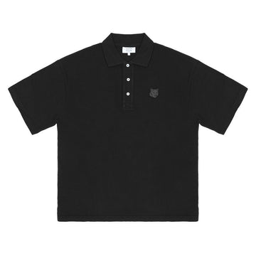 MAISON KITSUNE Oversize Polo T-Shirt mit Bold Fox Head 158374111 [P]