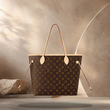 Louis Vuitton Neverfull MM Beige M46975 158374155 [P]