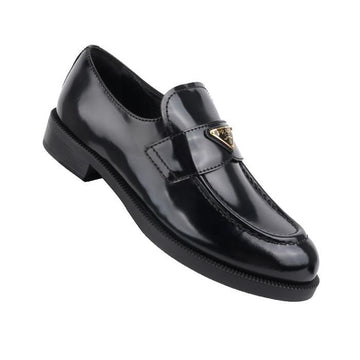 PRADA Dreieckslogo gebürstete Loafer 158375570 [P]