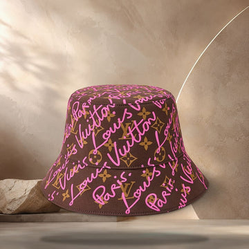 Louis Vuitton Script Bucket Hat Pink M5411 158375583 [P]