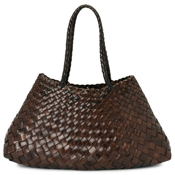 Dragon Diffusion Official Import Santa Croce Big 8892 DK BROWN Women's Shoulder Bag 52780140 [P]