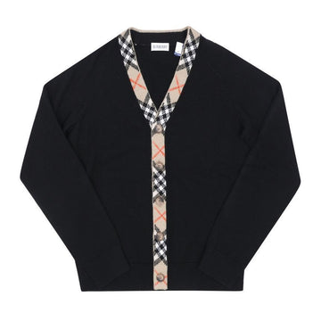 BURBERRY チェックトリミングキッズカーディガン 153697530 [P]
