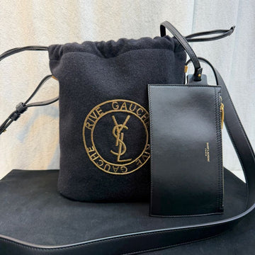 Saint Laurent Wool Bucket Crossbody Bag 710261 158377949 [P]