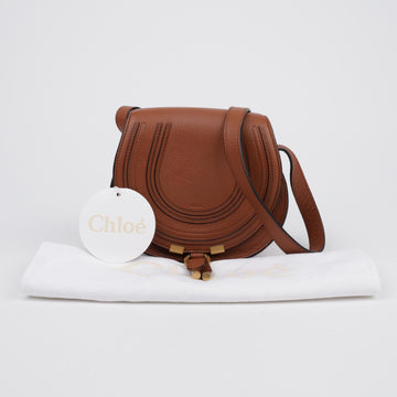 CHLOE ミニレザーサドルバッグショルダーバッグ タン 158090712 [P]