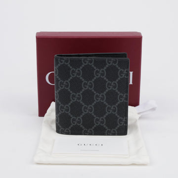 GUCCI 821206 GG Emblem Bifold Geldbörse 158155678 [P]