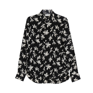 SAINT LAURENT Floral Hemd 646850 158313068 [P]
