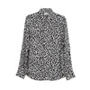 SAINT LAURENT Grafisches Seidenhemd Größe 37 158313089 [P]
