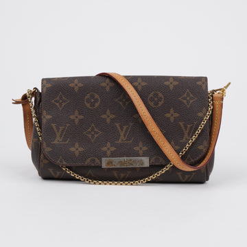 LOUIS VUITTON Favorit MM Monogram Canvas Crossbody Bag 158314459 [P]