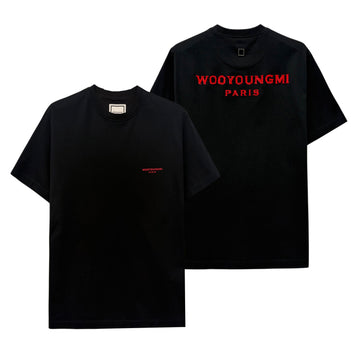 Wooyoungmi Embroidered Logo T-Shirt Black 158378488 [P]
