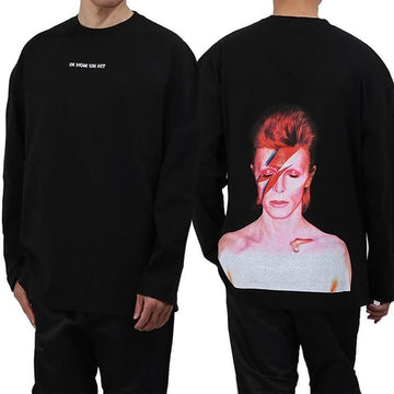 IH NOM UH NIT Long Sleeve T-Shirt with Bowie Print NUS19232 009 158378862 [P]