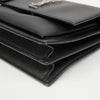 SAINT LAURENT サンセット ミディアム スムース レザー チェーン クロスバッグ ブラック シルバー 158350932 [P]