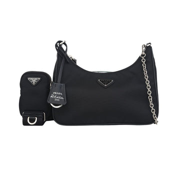 Prada Re-edition Saffiano Trim Nylon Crossbody Bag 37514Y 158380224 [P]