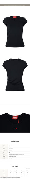 DIESEL Schwarzes T-Shirt A19912 0AFAA 9XX 154680944 [P]