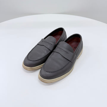 LORO PIANA サマーウォーク レザー ローファー 250 158383842 [P]