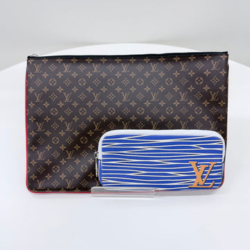 LOUIS VUITTON モノグラムポシェットA4マルチポケットクラッチバッグ 158384215 [P]