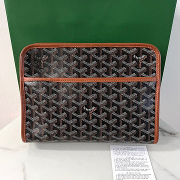 GOYARD Clutch Bag MM Schwarz ABAJOUV-MM-03 158390903 [P]