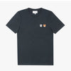 MAISON KITSUNE ダブルフォックスヘッドパッチ女性用半袖Tシャツ 157225250 [P]
